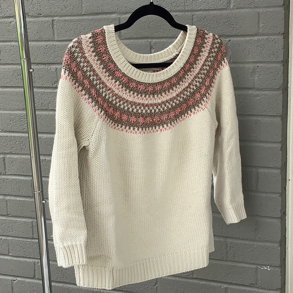 Fair Isle Italian Yarn Sweater